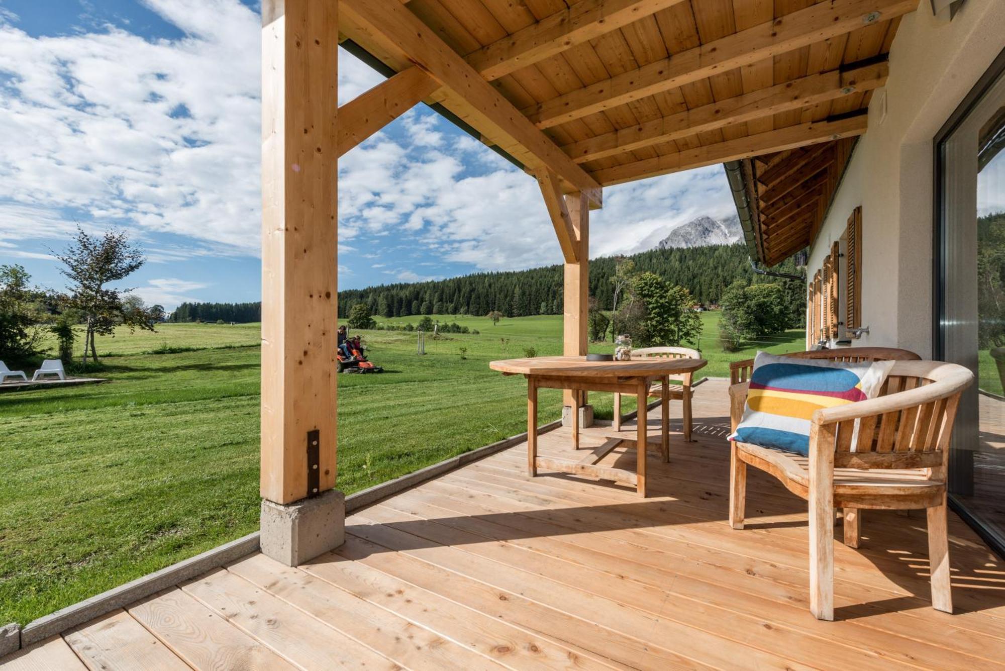 Naturchalet Hoeflehner - Heimgefuehl & Ruhelage An Loipe & Wanderweg Ramsau am Dachstein Buitenkant foto